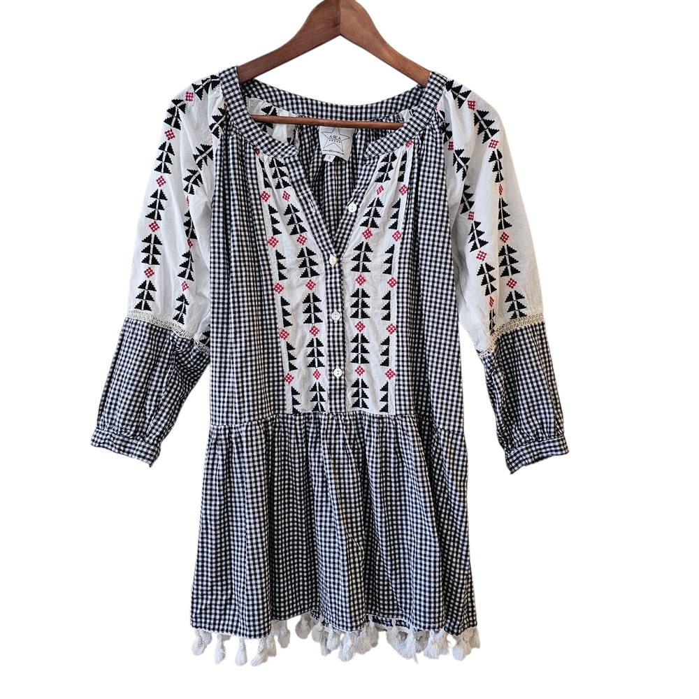 Area Stars Sorrento Gingham Dress EUC